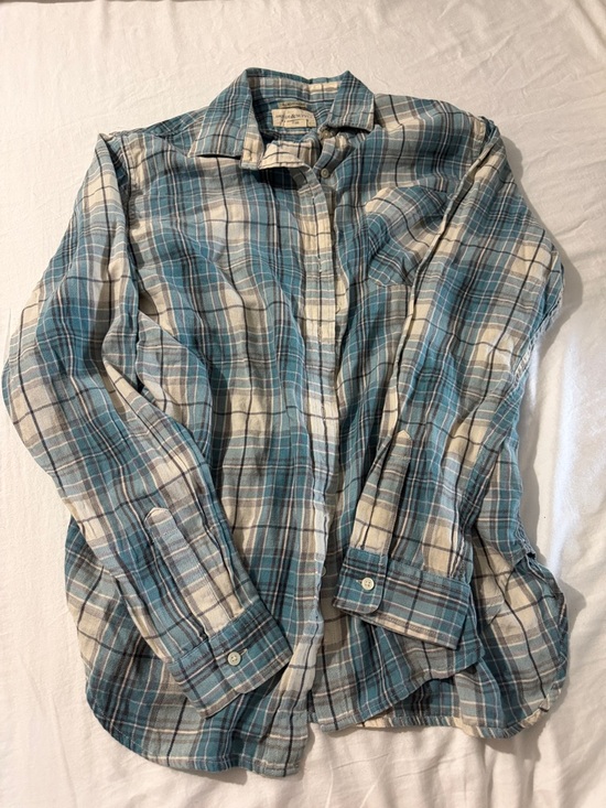 Denim & Supply Ralph Lauren Tops - Denim & Supply by Ralph Lauren Women’s Blue Plaid Flannel Button-Up Shirt SZ: XL
